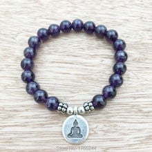 SN1062 Top Pulseira Projeto Yoga Mulheres Pedra Jóias Cristais Chakra Cura Insônia Vícios Pulso Mala Beads Jewelry 2024 - compre barato