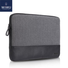 WIWU Laptop Sleeve Cases for Macbook 11 12 Leather Notebook Case for Dell XPS 13 Computer Cover for MacBook Pro 12 2017 2024 - buy cheap