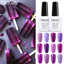 УФ-гель для ногтей Elite99, светодиодный светильник 10 мл, лак для ногтей, фиолетовый Гель-лак для ногтей, Полупостоянный Гель-лак 2024 - купить недорого