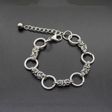 Fashion titanium steel round combination bracelet stainless steel bracelet accessories creative wild hot sale 2024 - buy cheap