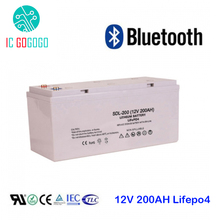 Paquete de batería Lifepo4 de 12V y 200AH, ciclo profundo de 2000, 3,2 V, celda recargable sellada de fosfato de hierro y litio, BMS, 4S, Bluetooth, alimentación UPS 2024 - compra barato