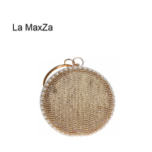 La MaxZa Newest Tote Factory Wholesale Handmade Clutch Bags Banquet China Manufacturer Party Shiny Customized Ladies Evening Bag 2024 - buy cheap