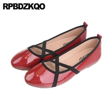 red round toe black mary jane shoes patent leather large size china ballerina cheap 2019 women foldable ballet flats lightweight 2024 - buy cheap