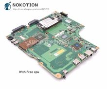 Nokotion-placa mãe para laptop toshiba satellite a215, ddr2, s1, cpu grátis, v000108700, placa principal embutida 2024 - compre barato