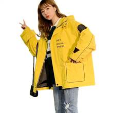 Women Tooling coat Spring Autumn Korean New Short Windbreaker coats Women's Student Harajuku style Casual Trench coats XS F817 2024 - buy cheap