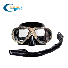 YONSUB Scuba Diving Mask Snorkeling Spearfishing Mask set auto buckle Underwater swimming Mask and Breathe Tube Eqiopment 2024 - buy cheap