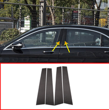 4pcs Real Carbon Fiber For Mercedes Benz W222 S Class S400L S320L S500 2014-2019 Car Accessories Window Molding Trim Parts 2024 - buy cheap