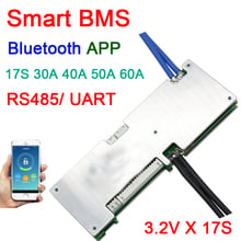 2019 17S 60V 30A 40A 50A 60A smart Li-ion lithium battery protection board balance bms Bluetooth APP RS485 UART software monitor 2024 - buy cheap