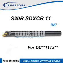 Barra de torneado de portaherramientas S20R-SDXCR/L11, herramientas de torneado indexables, tornillo bloqueado, CNC, para inserto de DCMT11T3 2024 - compra barato
