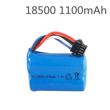 Atualize 3.7v 1100mah 18500 lipo bateria para udi 001 udi001 huanqi 960 barco de controle remoto lancha com SM-4P plug 2024 - compre barato