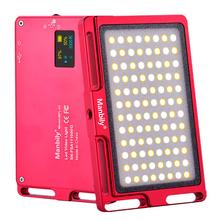 Mini luz de câmera de vídeo manbily, lâmpada de iluminação led ajustável 96 led fotográfica 3500-5700k para dslr canon nikon pentax embutida 2024 - compre barato