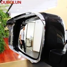 Fit For Dodge JC Journey Fit For Fiat Freemont 2013-2016 ABS chrome side wing rearview mirror visor eyebrow trim 2024 - buy cheap