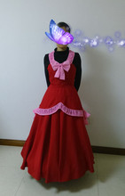 Disfraz de Cosplay con dibujo de cuento de Anime para niña y mujer, disfraz de Cosplay de niña y mujer, Mirajane Strauss, color rojo, envío gratis 2024 - compra barato