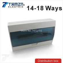 14- 18 ways Plastic distribution box for circuit breaker indoor on the wall 2024 - buy cheap