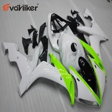 Пользовательские мотоциклетные капот для YZF-R1 2004-2006 YZF-R1 04 05 06 + Неокрашенный обтекатель ABS пластик Обтекатели + 5 подарков + Зеленый Белый H3 2024 - купить недорого