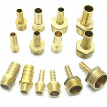 Brass Pipe Fitting 4mm 6mm 8mm 10mm 12mm Hose Barb Tail 1/8" 1/4" 1/2" 3/8" BSP Male Connector Joint Copper Coupler Adapter 2024 - buy cheap