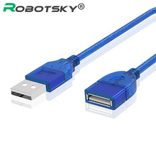 Высококачественный Удлинительный Кабель USB 2,0 A «папа» AM-USB 2,0 B типа «мама» для принтера, кабель USB2.0, 0,3 м 2024 - купить недорого