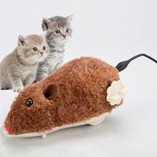 New Cat Toy Wireless Winding Mechanism Clockwork Mouse Toys For Cat Dog Pet Trick Playing Toy Plush Rat Mechanical Motion Rats 2024 - buy cheap