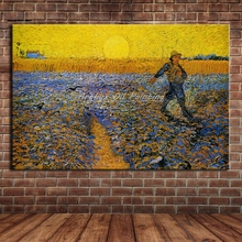 The Sower Of Vincent Van Gogh Hand Made Reproduction Famous Oil Paintings On Canvas Wall Picture For Living Room Home Decoration 2024 - buy cheap