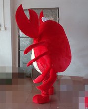 Fantasia de mascote de caranguejo vermelho unissex, fantasia elegante para cosplay, halloween e aniversário 2024 - compre barato