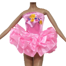 Чудесное Кукольное платье принцессы, благородные вечерние платья для куклы, модный дизайн, наряд, лучший подарок для девочек, аксессуары для кукол 2024 - купить недорого