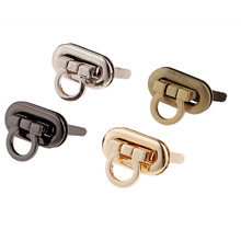 1Pc Metal Clasp Turn Lock Twist Lock Snap Clasps Closure for DIY Handbag Craft Bag Purse Luggage Hardware Accessories 30*15mm 2024 - buy cheap