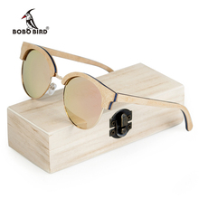 BOBO BIRD-gafas de sol polarizadas de madera para mujer, lentes elegantes de lujo, a la moda, DG14e 2024 - compra barato