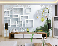 Beibehang Custom Wallpaper Living Room Bedroom Mural 3d Wallpaper Simple Clivia Ornament TV Background Mural papel de parede 2024 - buy cheap