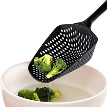 1 Piece Scoop Strainer Colander Plastic Soup Spoon Noodles Forks Cooking Shovels Pasta Filter Spoon Vegetable Kitchen Tools 2024 - buy cheap