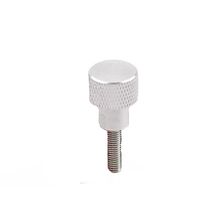 1Pcs M5 Aluminum True color handle Stainless steel Knurled Hand Screws High head Step Screw bolt 10mm-50mm L white 2024 - buy cheap