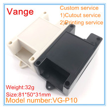 1pcs/lot injected mold extruded junction box 81*50*31mm ABS plastic project box enclosure for terminal block module 2024 - buy cheap