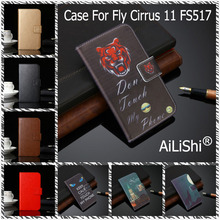 AiLiShi из искусственной кожи чехол для Fly Cirrus 11 FS517 роскошный флип-защитный чехол кошелек с отделениями для карт FS 517 FS517 чехол популярный 2024 - купить недорого