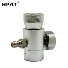 HPAT Co2 Refill Adapter Connector Gas Regulator for Soda Co2 Tank Stream  with 8mm Male Quick Disconnect Adapter & Gauge 2024 - buy cheap