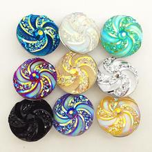 SZ1012 10PCs    resin Snap Interchangeable Ginger Snap Jewelry Snap Button  18mm 2024 - buy cheap