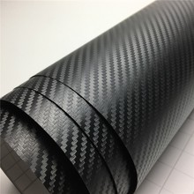 Película de fibra de carbono em vinil para wrapping amento de veículo e motocicleta, 3d 2024 - compre barato