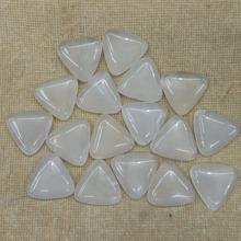 Wholesale 20pcs/lot 2016 fashion Natural white onyx triangle shape cab cabochon beads 25mm for jewelry making free shipping 2024 - buy cheap