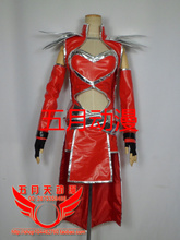 Lol VN Vayne-Disfraz de Cosplay, conjunto completo rojo de cualquier tamaño, 2016 2024 - compra barato