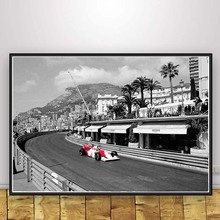 MTHONGYAO P/óster Ayrton Senna Formula 1 Racing Car Helmetsposters and Prints Wall Art Canvas Painting Decoraci/ón del hogar 50 70Cm Sin Marco