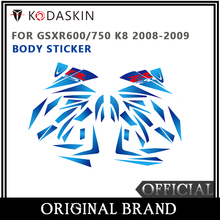 KODASKIN Motorcycle 2D Fairing Emblem Sticker Decal For SUZUKI GSXR600 GSXR750 K8 2008-2009 2024 - buy cheap