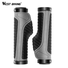 WEST BIKING Cycling Handlebar Rubber Grips Ergonomic Anti-skid Shock Absorption MTB Road Bike Grips Ring Lockable Bicycle Grips 2024 - buy cheap