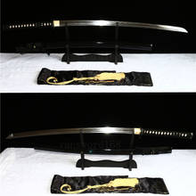 Differential harden T10 Clay Tempered Blade Japanese samurai Sword Katana Sharp. 2024 - buy cheap