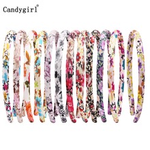 12pcs 1cm Hairbands Ribbon Hairband Satin Fabric Coverd Ribbon Accessories Headpieces Satin DIY headgear Headwear Girls Womens 2024 - buy cheap