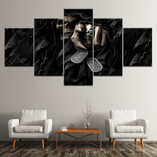 Casa moderna parede decorativa 5 pçs imagem da lona arte hd impresso pintura em tela obras de arte 5 painel escuro grim reaper quadro 2024 - compre barato