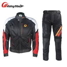 Chaqueta de Motocross para hombre, pantalones de protección de equipo de carreras transpirables, ropa de verano 2024 - compra barato