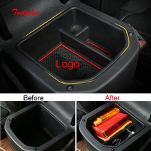 Tonlinker Interior Armrest Stowing Tidying Cover sticker for Volkswagen T-ROC 2018-19 Car styling 1PCS ABS Plastic Cover sticker 2024 - buy cheap