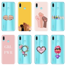 Funda trasera de silicona para móvil, carcasa suave de chica feminista para Huawei Nova 2i 3 3I 3E 2 Lite Plus, Huawei Nova Smart Lite 2017 2024 - compra barato