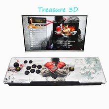 2200 in 1 Treasure 3D games fighting Arcade Game Console for TV PC PS3 Monitor Support HDMI VGA USB out put 2024 - buy cheap