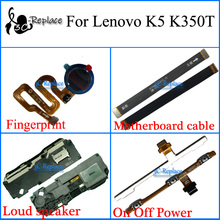 For Lenovo K5 K350T Fingerprint Scanner Motherboard cable Loud speaker On Off Power Button Keypad volume Flex Cable 2024 - buy cheap