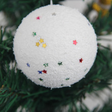 Bolas de neve brancas para presente, decoração diy de árvore de natal, modelagem ps de espuma de isopor d 2024 - compre barato