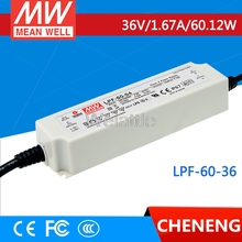 MEAN WELL original LPF-60-36 36V 1.67A meanwell LPF-60 36V 60.12W Single Output LED Switching Power Supply 2024 - buy cheap